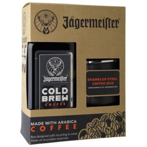 Jagermeister Cold Brew Coffee Liqueur Gift Set with Mug.