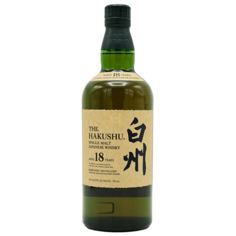 Suntory The Hakushu 18Yr Single Malt Japanese Whisky 750ml